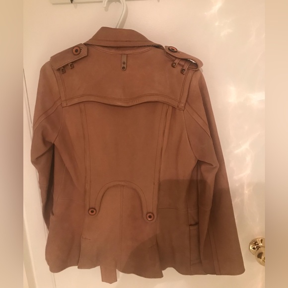 Leather biker Jacket - Mackage Brand- $1090+ tax selling for 275 - Picture 2 of 9